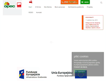 Tablet Screenshot of opecgdy.com.pl